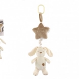 Hangend Pluchen Konijn met Ster voor Wiegen en Kinderwagens