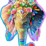 Houten puzzel Elegante olifant van WOODEN CITY, 250 stukjes