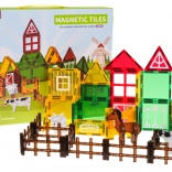 Magnetische bouwset Boerderij 46 stuks