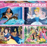 Educa puzzel Disney prinsessen 4-in-1