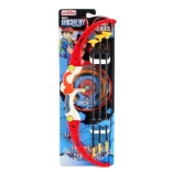 Kunststof sportboog met pijlen met zuignappen