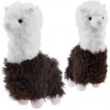 Pluchen lama-alpaca 28 cm – zachte knuffel voor kinderen – Bruin