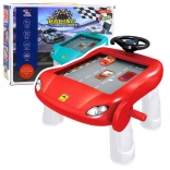 Handmatige rijsimulator – rood educatief tafeltje