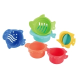 PLAYGO badbekers met waterrad, set van 6 stuks
