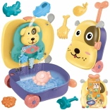 Woopie 3-in-1 water-zandbak koffer – Hondje