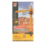 Bouwkraan met bouwvoertuig en accessoires