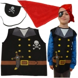 Piratencostuum voor kinderen 3-8 jaar