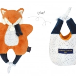 Doudou vos in tas 3-in-1, 30 cm