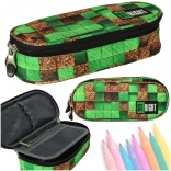 Školní etui met één compartiment ST.RIGHT Pixel Cubes