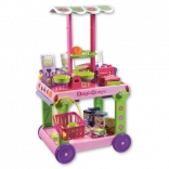 Androni verrijdbare markt met 30 accessoires, hoogte 85 cm