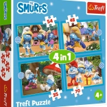 TREFL puzzel Smurfendorp 4v1