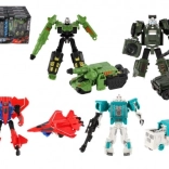 Transformerende robot 14 cm – verandert in auto, vrachtwagen of raket