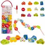 Classic World rijgkralen vervoer, 13 st.