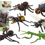 Set realistische insecten- en spinnenfiguren – 6 st.