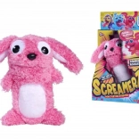 Pluchen speelgoed ScreamerZ roze konijn 30 cm