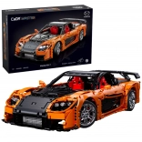 Bouwset CaDA RC sportauto MAZDA RX-7 56 cm, 3305 onderdelen