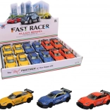 Metalen raceauto met terugtrekfunctie