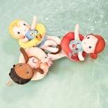 Lilliputiens badbaby Axelle met krab-zwemband