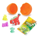 Dino verrassing met figuurtje en neonzand