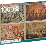 Puzzel Ontmoeting in de Woonkamer 1000 Stukken
