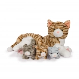 Pluche set Kittens met mamma Cozy Noxxiez