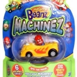 Mighty Beanz Machinez raceautootje met verzamelboon