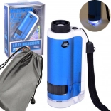 Pocketkindermikroscoop met vergroting 100×/250×, metalen