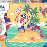 Ravensburger Puzzle & Play: piratenavontuur 2×24 stukjes