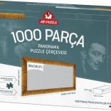 Puzzel lijst 96x34cm goud