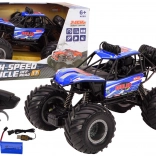 RC terreinwagen 1:8 blauwe schokdempers