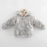Gevoerde babyhoodie met capuchon New Baby Winter Times