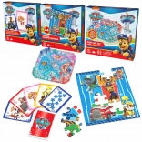 Paw Patrol 3-in-1: pop-up gezelschapsspel, jumbo kaarten en puzzel met 24 stukjes