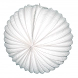 Witte ronde lampion 25 cm