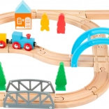 small foot houten treinbaan Journey – set van 40 delen