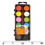 Waterverf 12 kleuren met penseel