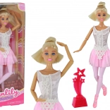 Pop ANLILY ballerina met roze tutu en trofee
