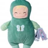 Pluchen pop Squishbabies in groene outfit 28 cm