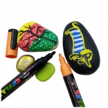 Set acrylstiften intense kleuren 12 stuks