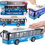 Interactieve stadsbus WOOPIE 1:16 met effecten en openslaande deuren
