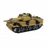 Militaire tank met geluid en licht 1:32 met frictie-aandrijving