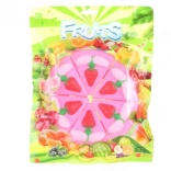 Kunststof taart met mes