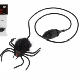 Springende spin met handpompje 7 cm