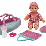 Zacht baby’tje met draagtas 30 cm