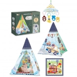 Speeltent voor kinderen met mat 85 x 85 x 112 cm