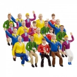 Fansfiguren voor de hoofdtribune 1:32 – set van 20 zittende figuren