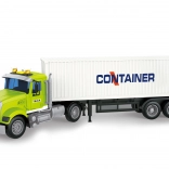 Vrachtauto met container op traagheidsaandrijving met effecten 48 cm