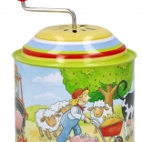 Speeldoos met boerderijmotief