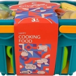 Mand met snijbaar voedsel – donker groen