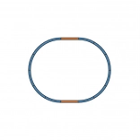 Piko rails set A – basis ovaal H0