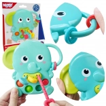 Woopie Baby sensorische bijtring olifant Montessori 4-in-1